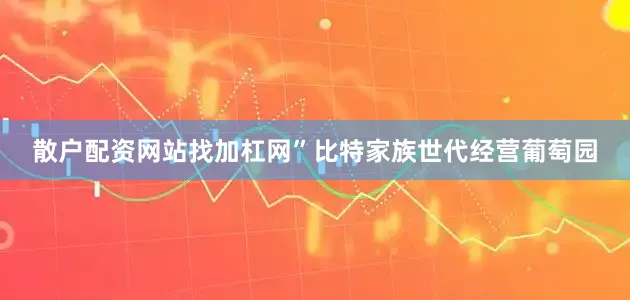 散户配资网站找加杠网”比特家族世代经营葡萄园